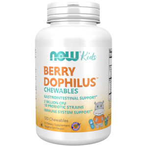 Now Foods, Berrydophilus Kids probiotyk, 120 tabletek