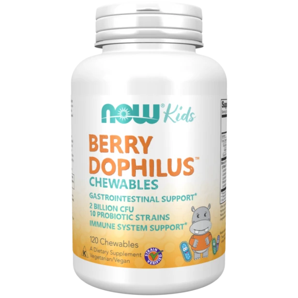 Now Foods berrydophilus kids probiotyk dla dzieci 120 kapsułek