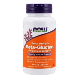 Now Foods, Beta-Glukany z ImmunEnhancer, 60 kapsułek