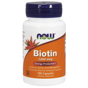 Now Foods Biotyna 1000 mcg, 100 kapsułek