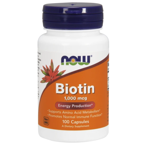 Now Foods biotyna 1000 mcg 100 kapsułek