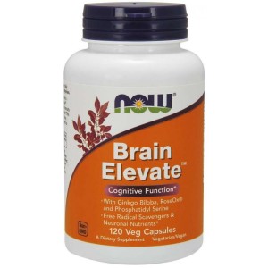 Now Foods Brain Elevate, 120 kapsułek