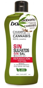 Babaria Cannabis Total Repair Wegański Szampon z olejem z nasion konopi, 400 ml