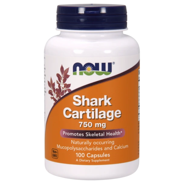 Now Foods shark cartilage chrząstka rekina 750 mg 100 kapsułek