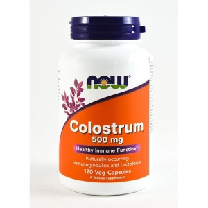 Now Foods Colostrum 500 mg, 120 kapsułek