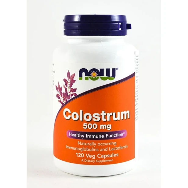 Now Foods colostrum 500 mg 120 kapsułek