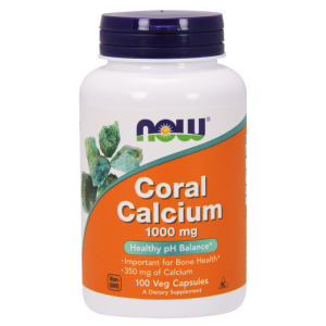 Now Foods Coral Calcium Wapno Koralowe 1000 mg, 100 kapsułek