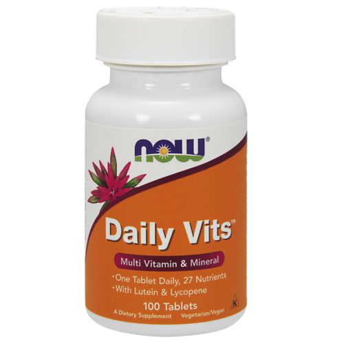 Now Foods daily vits witaminy i minerały 100 tabletek
