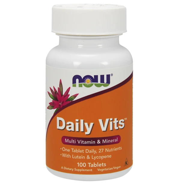 Now Foods daily vits witaminy i minerały 100 tabletek